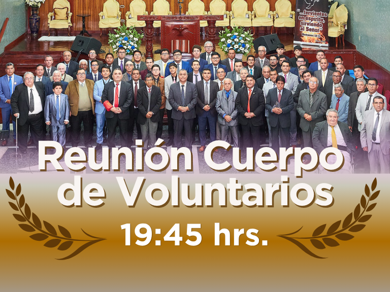 Reunion Cuerpo de Voluntarios
