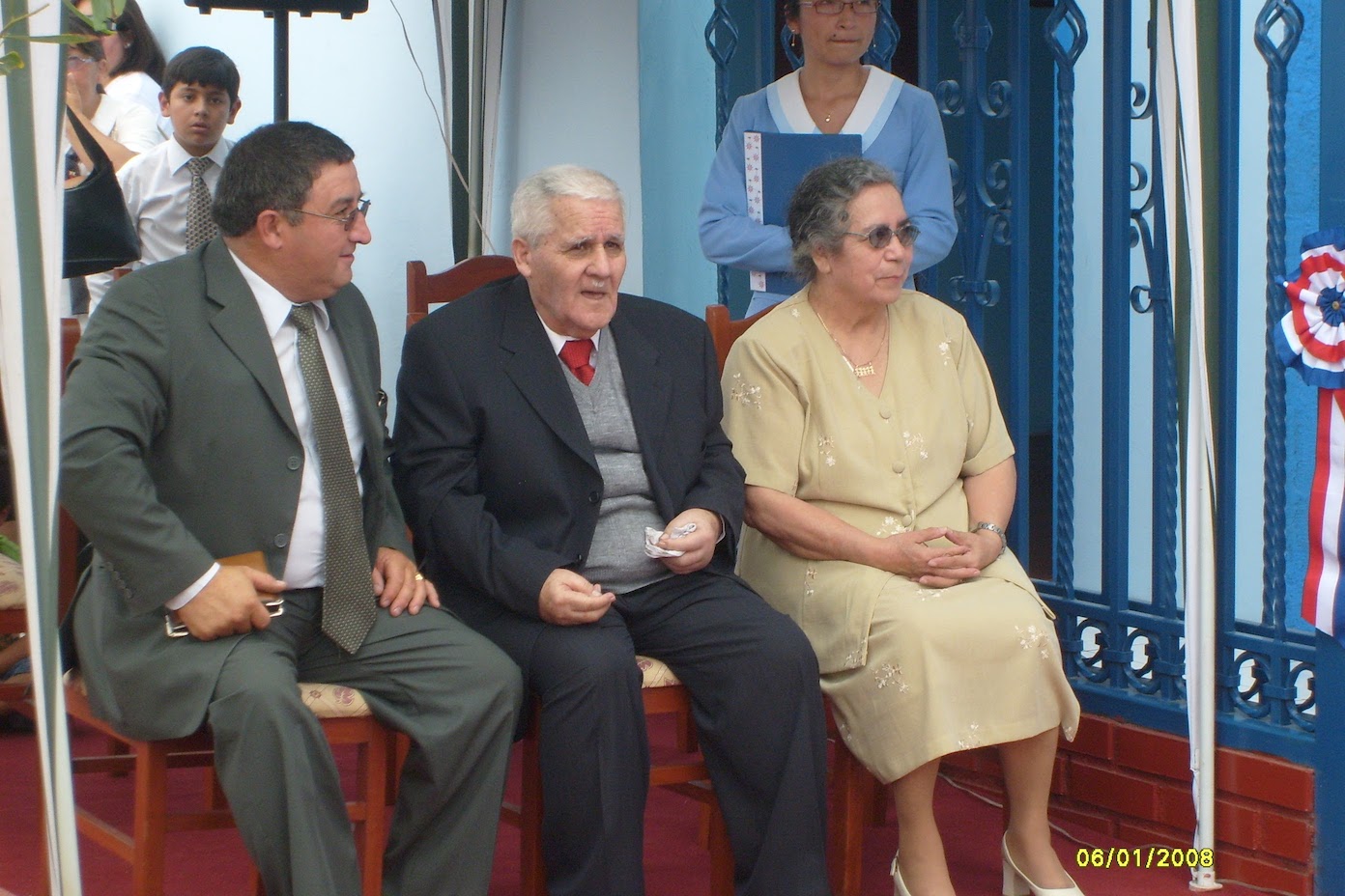 Pastores Juan Menares and Elisabeth Alvarado presentes en la inauguración del nuevo Templo 11 de Septiembre