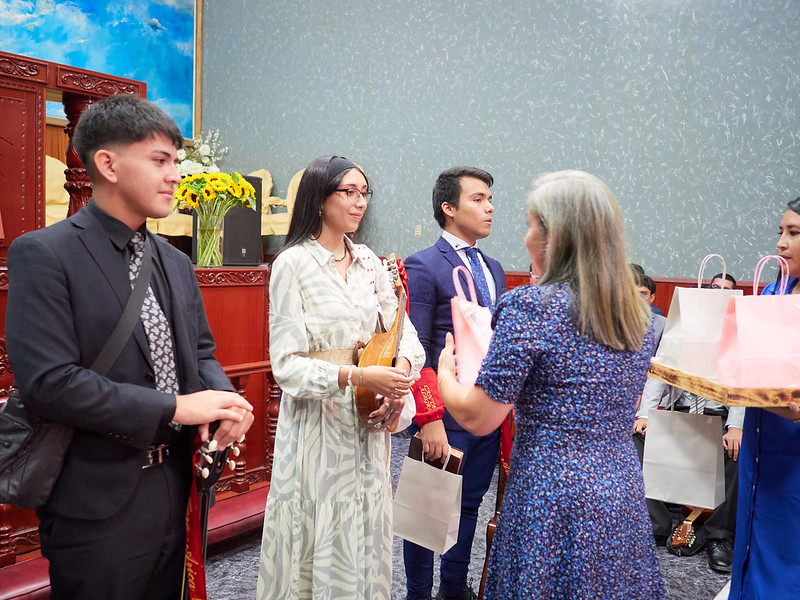 Ceremonia Traspaso de Hnos. en Cuerpos de nuestra Iglesia  IMP Arica Norte